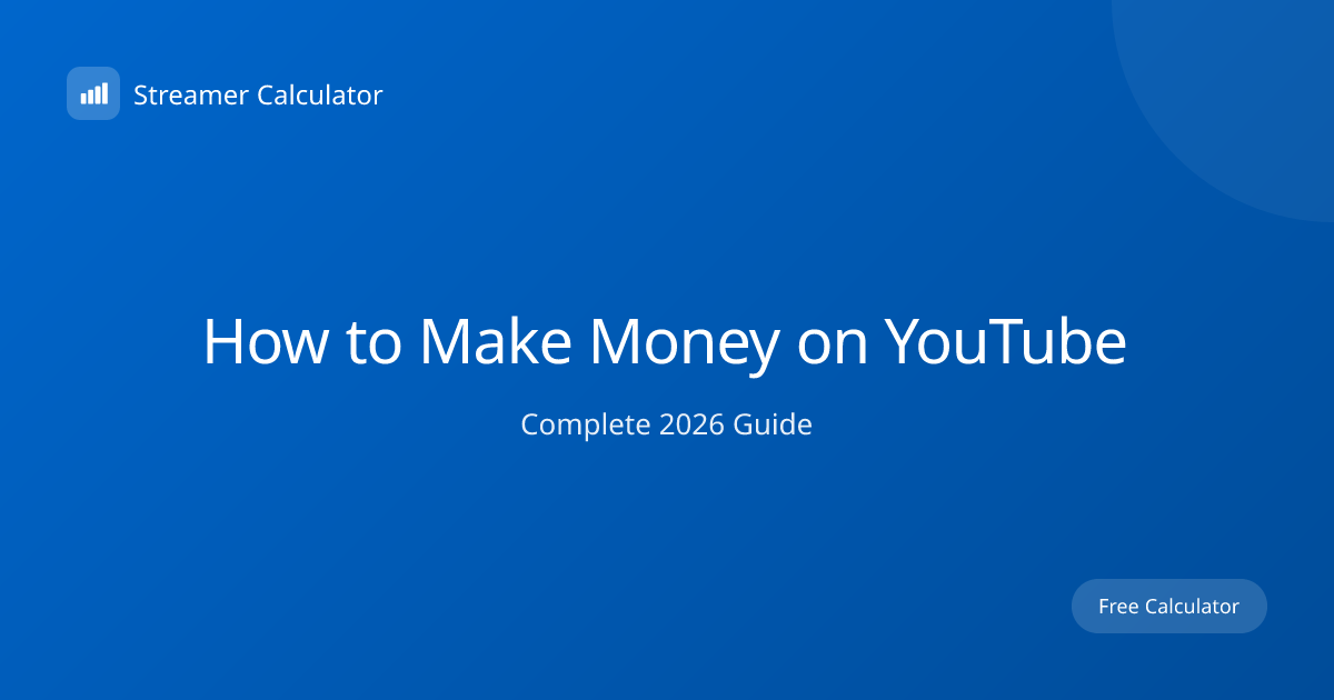 How to Make Money on YouTube: 9 Proven Strategies (2026)