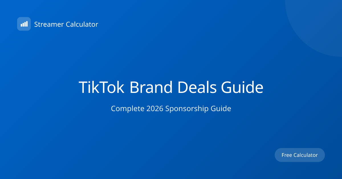 Curated visual reference: Visual Reference: How Much Do Tiktok Creators Make From Brand Deals 2026